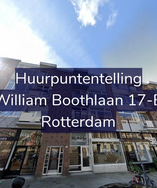 Foto gevel Huurpuntentelling voor William Boothlaan 17-B, Rotterdam