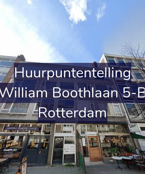 Foto gevel Huurpuntentelling voor William Boothlaan 5-B, Rotterdam