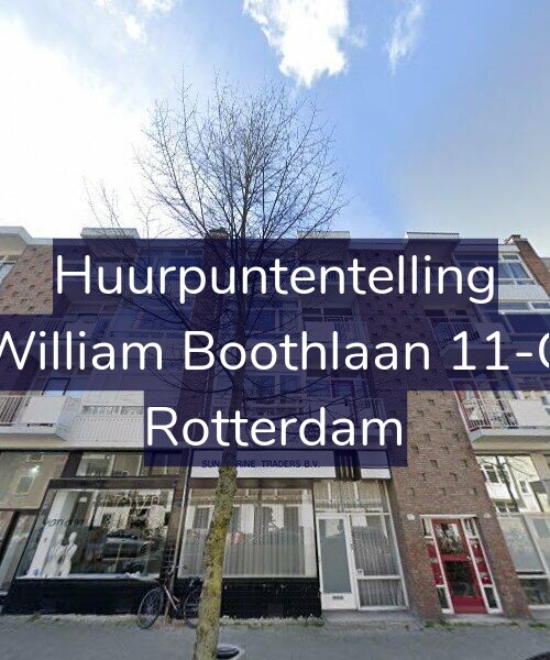 Foto gevel Huurpuntentelling voor William Boothlaan 11-C, Rotterdam