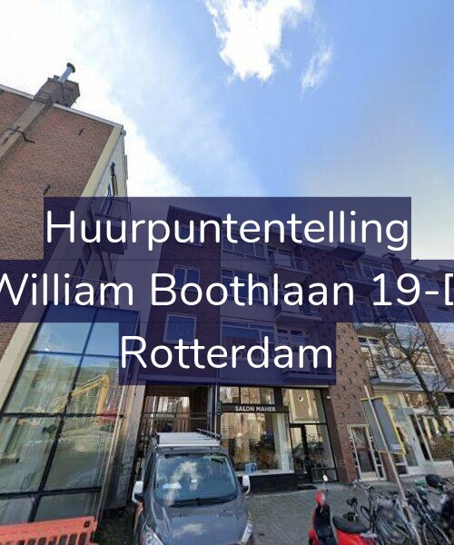 Foto gevel Huurpuntentelling voor William Boothlaan 19-D, Rotterdam