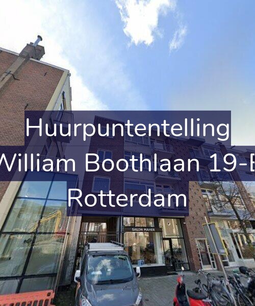 Foto gevel Huurpuntentelling voor William Boothlaan 19-B, Rotterdam