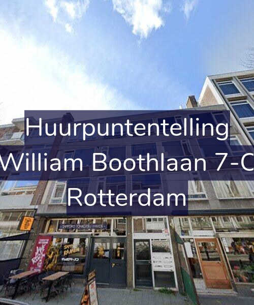Foto gevel Huurpuntentelling voor William Boothlaan 7-C, Rotterdam