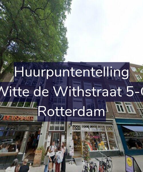 Foto gevel Huurpuntentelling voor Witte de Withstraat 5-C, Rotterdam