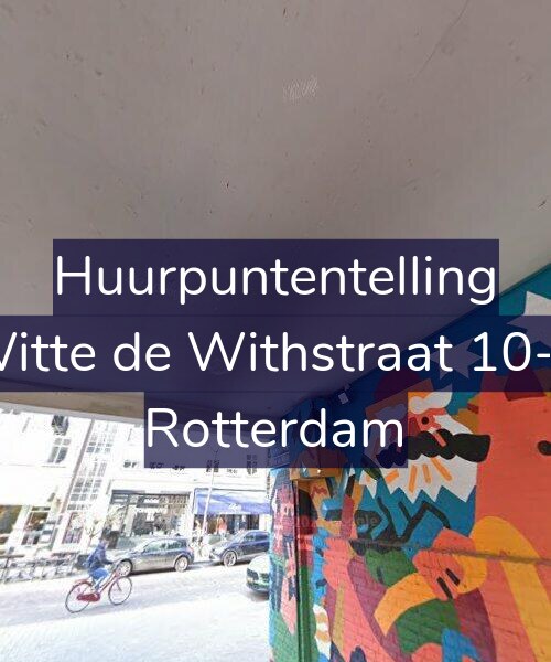 Foto gevel Huurpuntentelling voor Witte de Withstraat 10-C, Rotterdam
