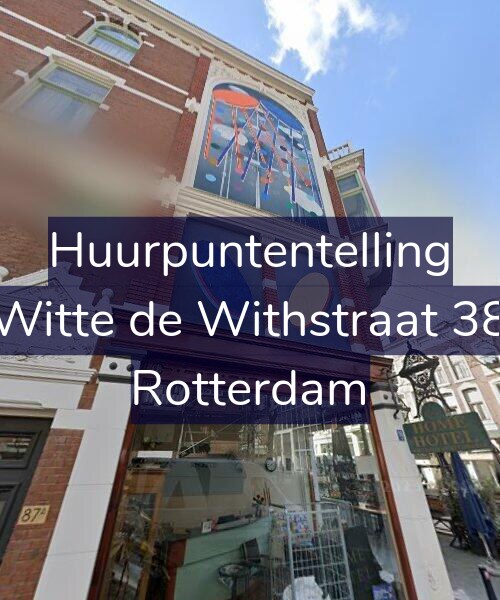 Foto gevel Huurpuntentelling voor Witte de Withstraat 38, Rotterdam