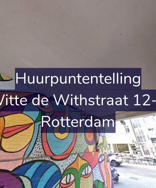 Foto gevel Huurpuntentelling voor Witte de Withstraat 12-C, Rotterdam