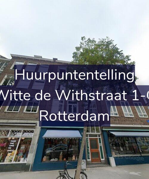 Foto gevel Huurpuntentelling voor Witte de Withstraat 1-C, Rotterdam