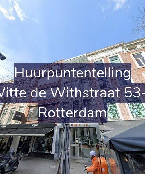 Foto gevel Huurpuntentelling voor Witte de Withstraat 53-F, Rotterdam