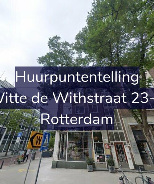 Foto gevel Huurpuntentelling voor Witte de Withstraat 23-C, Rotterdam