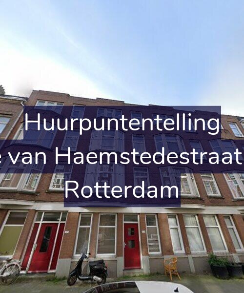Foto gevel Huurpuntentelling voor Witte van Haemstedestraat 23-C, Rotterdam