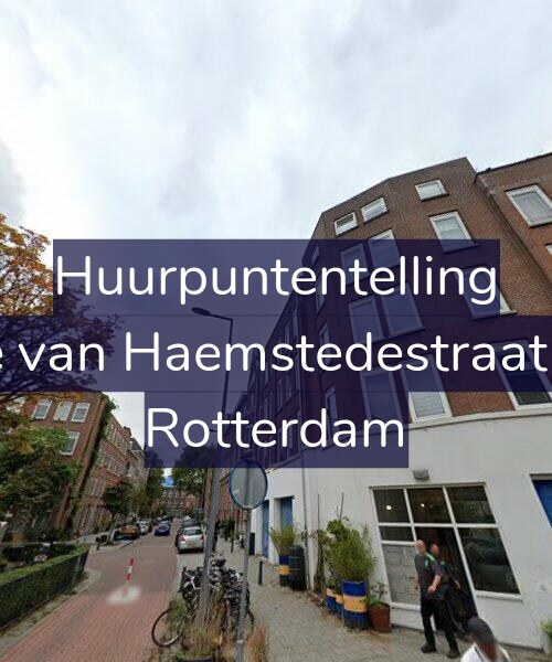 Foto gevel Huurpuntentelling voor Witte van Haemstedestraat 24-C, Rotterdam