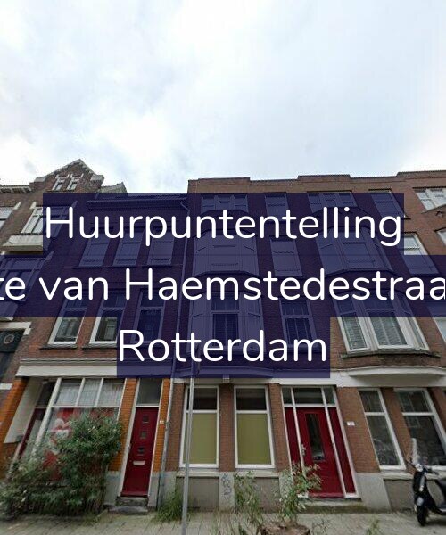 Foto gevel Huurpuntentelling voor Witte van Haemstedestraat 25, Rotterdam
