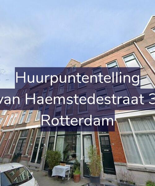 Foto gevel Huurpuntentelling voor Witte van Haemstedestraat 32-A02, Rotterdam