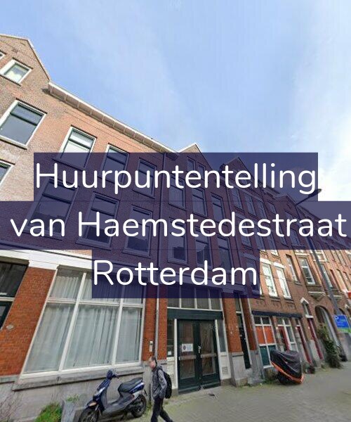 Foto gevel Huurpuntentelling voor Witte van Haemstedestraat 34-D, Rotterdam