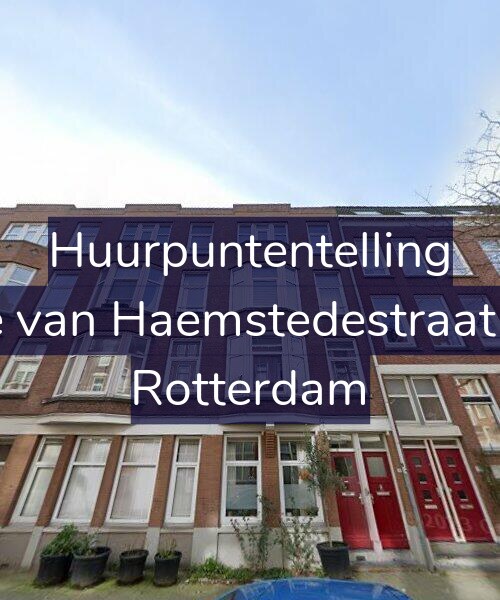 Foto gevel Huurpuntentelling voor Witte van Haemstedestraat 19-B, Rotterdam