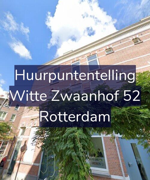 Foto gevel Huurpuntentelling voor Witte Zwaanhof 52, Rotterdam