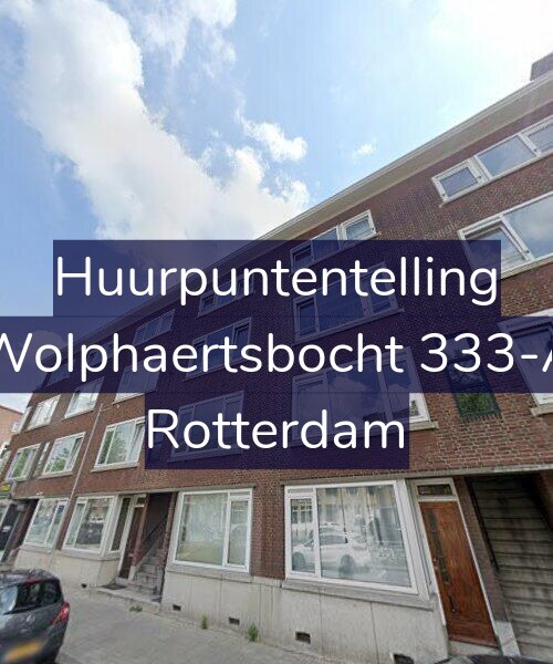 Foto gevel Huurpuntentelling voor Wolphaertsbocht 333-A, Rotterdam
