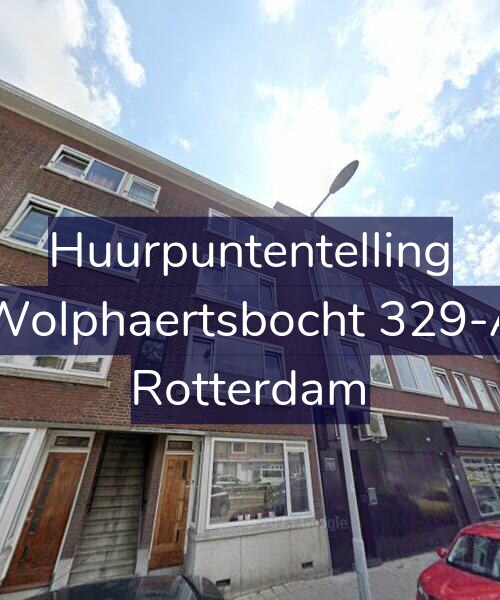 Foto gevel Huurpuntentelling voor Wolphaertsbocht 329-A, Rotterdam