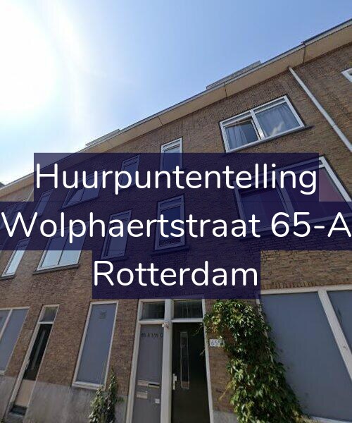 Foto gevel Huurpuntentelling voor Wolphaertstraat 65-A, Rotterdam