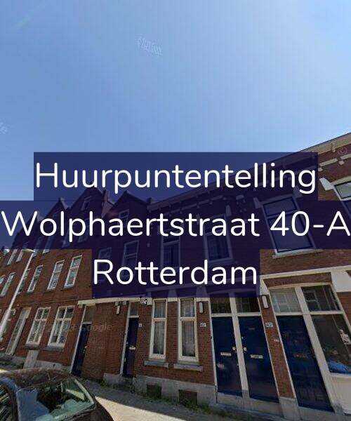 Foto gevel Huurpuntentelling voor Wolphaertstraat 40-A, Rotterdam