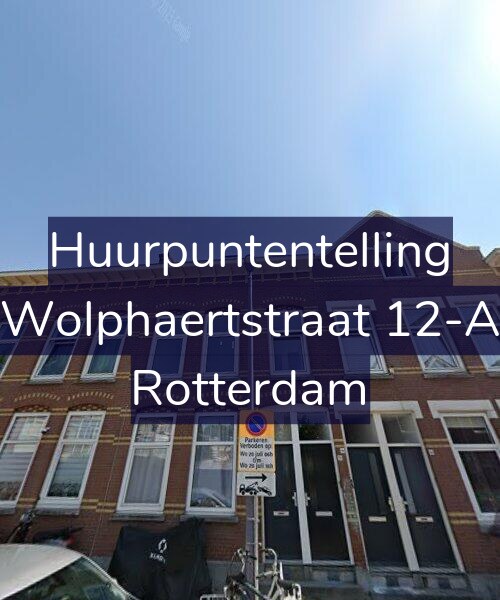 Foto gevel Huurpuntentelling voor Wolphaertstraat 12-A, Rotterdam
