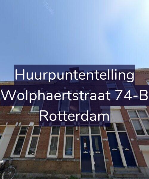 Foto gevel Huurpuntentelling voor Wolphaertstraat 74-B, Rotterdam