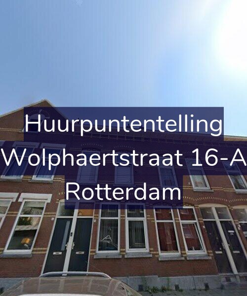 Foto gevel Huurpuntentelling voor Wolphaertstraat 16-A, Rotterdam