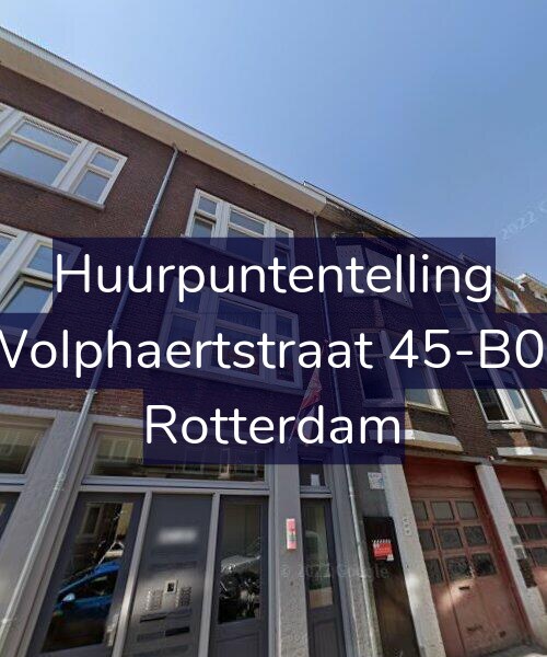 Foto gevel Huurpuntentelling voor Wolphaertstraat 45-B01, Rotterdam