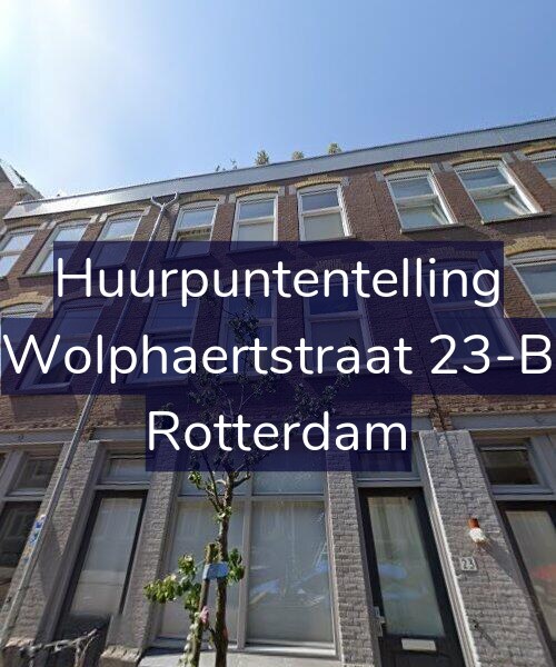 Foto gevel Huurpuntentelling voor Wolphaertstraat 23-B, Rotterdam
