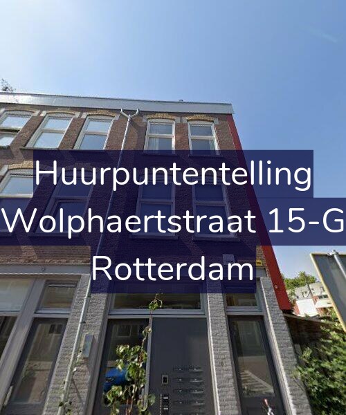 Foto gevel Huurpuntentelling voor Wolphaertstraat 15-G, Rotterdam