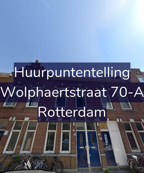 Foto gevel Huurpuntentelling voor Wolphaertstraat 70-A, Rotterdam