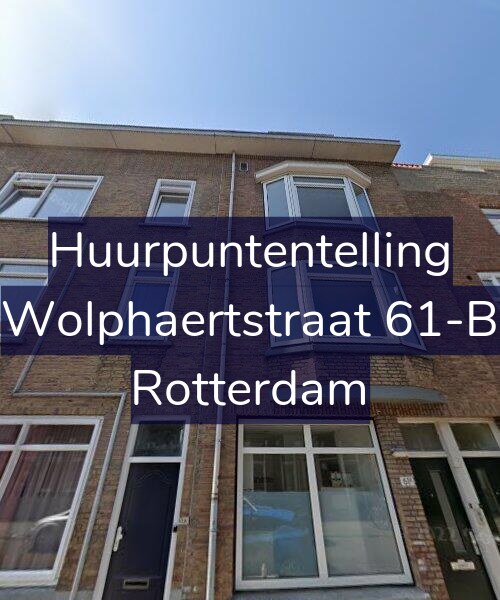 Foto gevel Huurpuntentelling voor Wolphaertstraat 61-B, Rotterdam