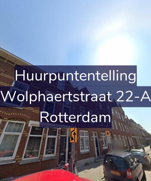 Foto gevel Huurpuntentelling voor Wolphaertstraat 22-A, Rotterdam