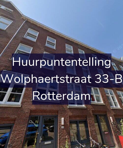 Foto gevel Huurpuntentelling voor Wolphaertstraat 33-B, Rotterdam
