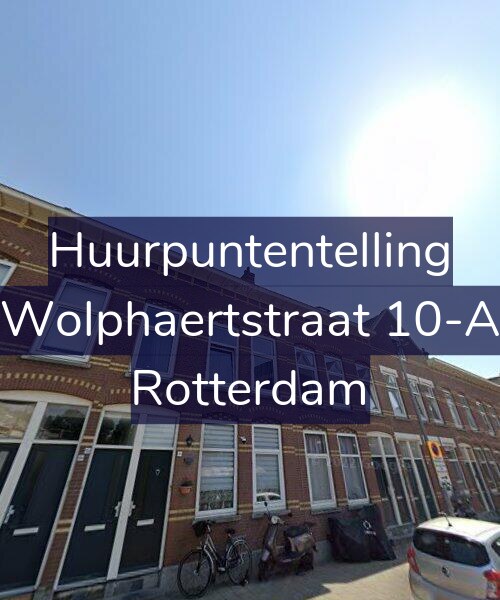Foto gevel Huurpuntentelling voor Wolphaertstraat 10-A, Rotterdam