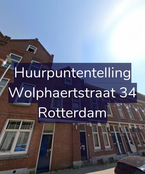 Foto gevel Huurpuntentelling voor Wolphaertstraat 34, Rotterdam