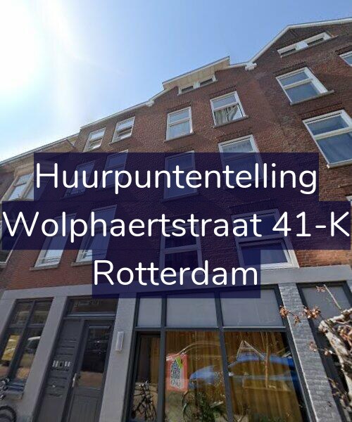 Foto gevel Huurpuntentelling voor Wolphaertstraat 41-K, Rotterdam
