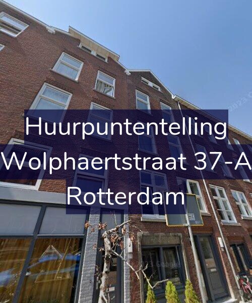 Foto gevel Huurpuntentelling voor Wolphaertstraat 37-A, Rotterdam