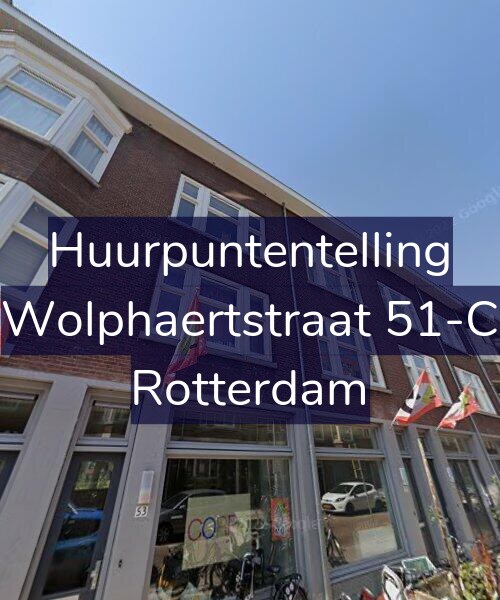 Foto gevel Huurpuntentelling voor Wolphaertstraat 51-C, Rotterdam