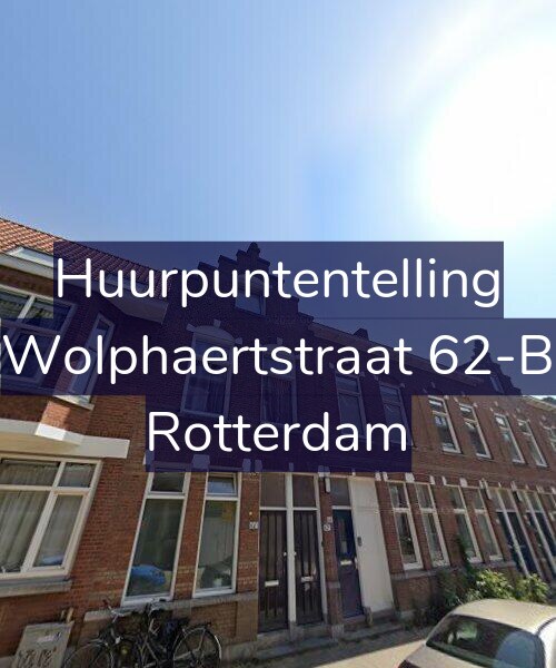 Foto gevel Huurpuntentelling voor Wolphaertstraat 62-B, Rotterdam