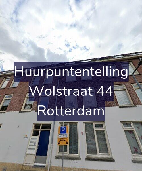 Foto gevel Huurpuntentelling voor Wolstraat 44, Rotterdam