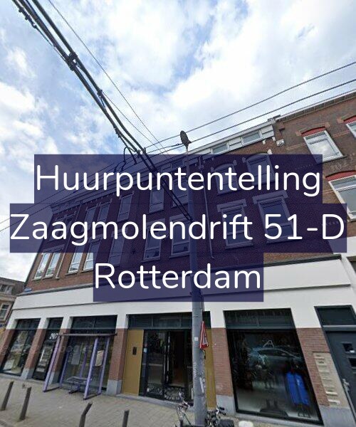 Foto gevel Huurpuntentelling voor Zaagmolendrift 51-D, Rotterdam