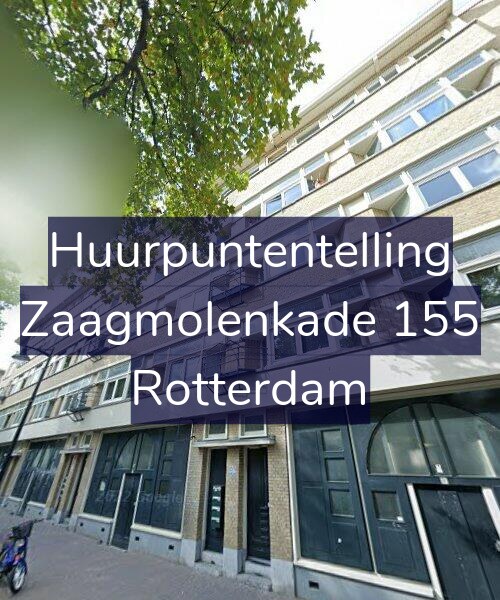 Foto gevel Huurpuntentelling voor Zaagmolenkade 155, Rotterdam