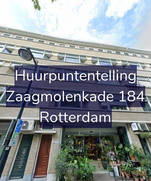 Foto gevel Huurpuntentelling voor Zaagmolenkade 184, Rotterdam