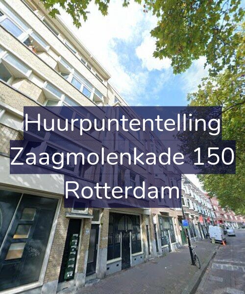 Foto gevel Huurpuntentelling voor Zaagmolenkade 150, Rotterdam