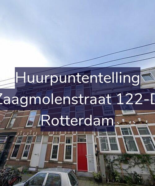 Foto gevel Huurpuntentelling voor Zaagmolenstraat 122-D, Rotterdam