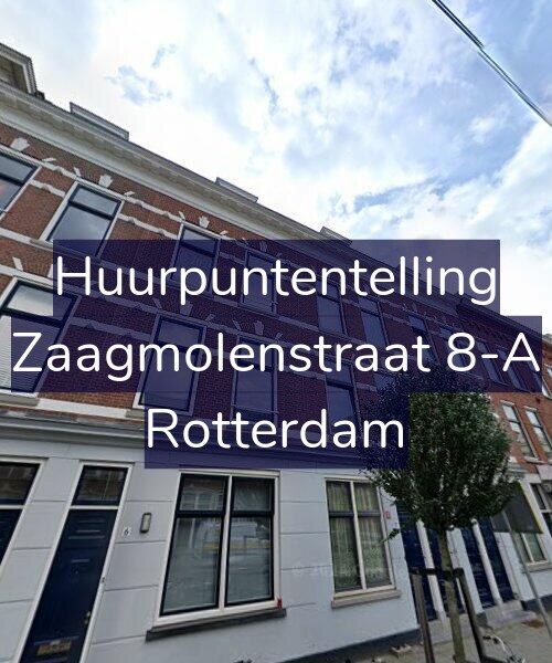 Foto gevel Huurpuntentelling voor Zaagmolenstraat 8-A, Rotterdam