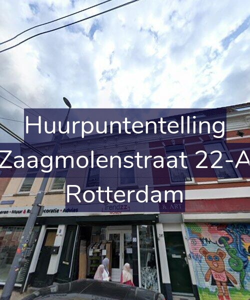 Foto gevel Huurpuntentelling voor Zaagmolenstraat 22-A, Rotterdam