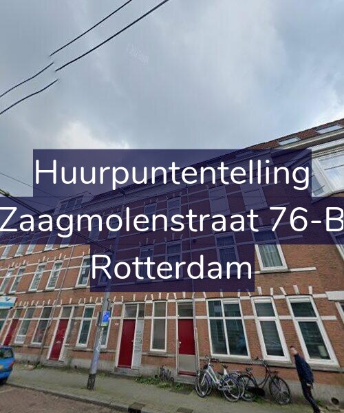 Foto gevel Huurpuntentelling voor Zaagmolenstraat 76-B, Rotterdam