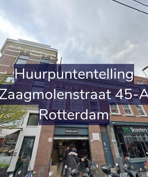 Foto gevel Huurpuntentelling voor Zaagmolenstraat 45-A, Rotterdam